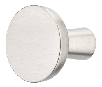 Cona Knob Handle Zinc Alloy Bru Nickel D31.5mm