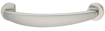 Bradley Bow Handle Zinc Alloy Matte Nickel 128mm Fixing Centres