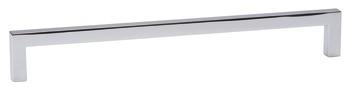 U Pull Handle Zinc Alloy Polished Chrome 28.5x160mm Fixing Centres