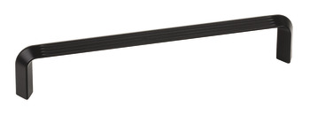 Lines D Pull Handle Zinc Alloy Matte Black 320mm Fixing Centres