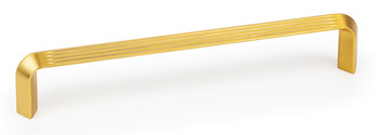 Lines D Pull Handle Zinc Alloy Bru Gold 320mm Fixing Centres