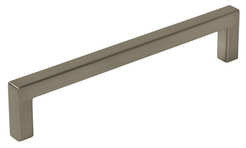 U Pull Handle Zinc Alloy Bru Nickel 28.5x492mm Fixing Centres