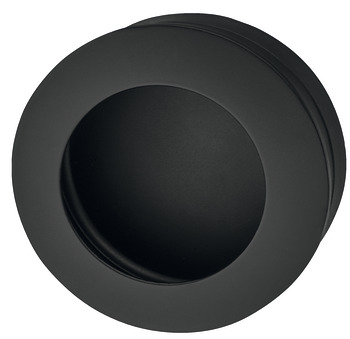 Tap Inset Handle Zinc Alloy Black D60mm