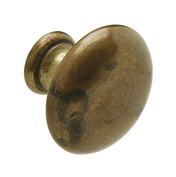 Carton Knob Brass Antique Brass D40x30mm
