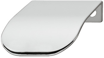 Ella Pull Handle Zinc Alloy Polished Chrome 46x14mm 32mm Fixing Centres