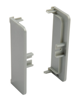 Gola System C+ Profile Trim Caps (Pr) Plastic Silver