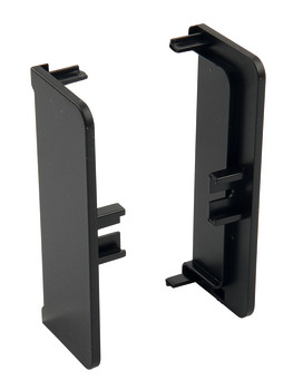 Gola System C+ Profile Trim Caps (Pr) Plastic Black