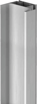 Gola System E Profile Vrt End 2.4m Aluminium Brs