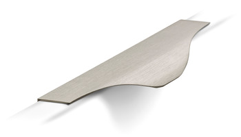 Noma Profile Handle Aluminium Stainless Steel Effect 128mm Fixing Centres