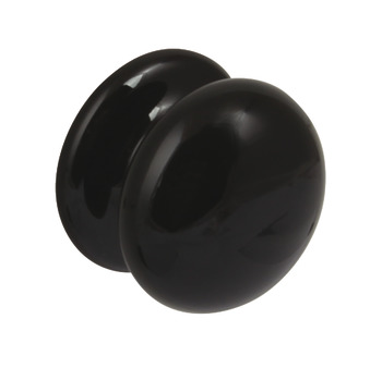Victoria Knob Ceramic Black D50x39mm
