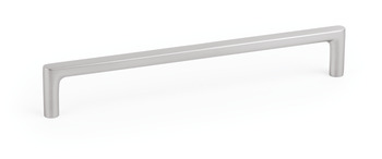 Pura Pull Handle Zinc Alloy Bru Nickel 160mm Fixing Centres