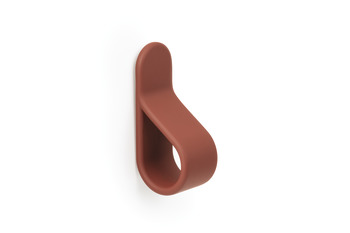 Belt Loop Knob Zinc Alloy Volcano Red 22x63mm