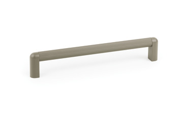 Riss Pull Handle Aluminium Moss Grey 192mm Fixing Centres