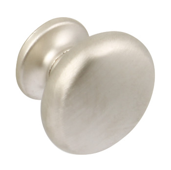 Coco Knob Zinc Alloy Stainless Steel Effect D30x23mm