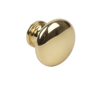 Corrine Knob Brass Polished Brass D32x25mm