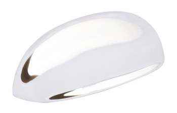 Restoration Cup Handle Brs Polished Chrome 96mm Fixing Centres