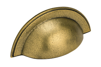 Bevera Cup Handle C.Iron Aged Brs 64mm Fixing Centres