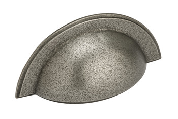 Bevera Cup Handle C.Iron Natural 64mm Fixing Centres