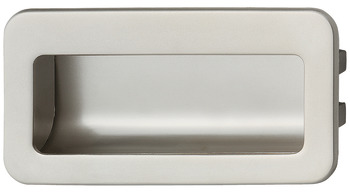 Blavett Inset Handle Zinc Alloy 110x56x96mm Fixing Centres MNkl