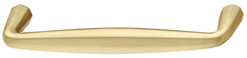 Allaro Pull Handle Zinc Alloy Brs Bru Plt 128mm Fixing Centres
