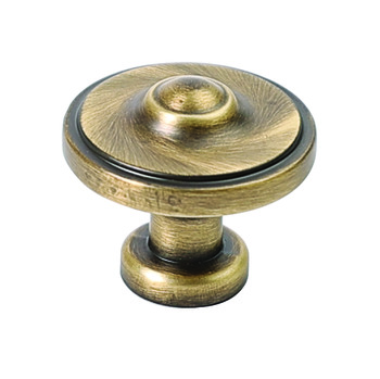 Ariel Knob Zinc Alloy Antique Bronze D33x29mm