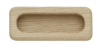 Montone Inset Handle Unfin Oak 94x40x18mm