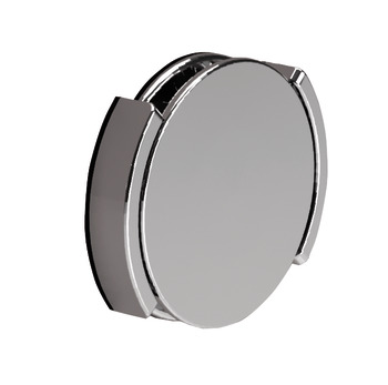 Evolution Push Knob Rnd Zinc Alloy Chrome Matte
