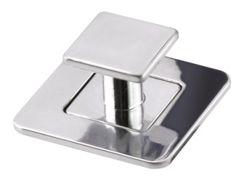 Push in Plus Push Knob Sqr Chrome Matte
