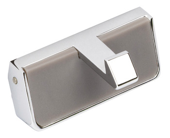 Hook in Handle for Lock System Plastic Chrome Gloss