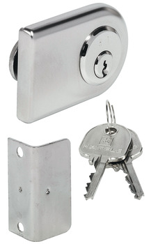 Glass Door Cyl Lever Lock B H1 MNP