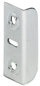 Angled Striking Plate 33x9x12mm Steel NP