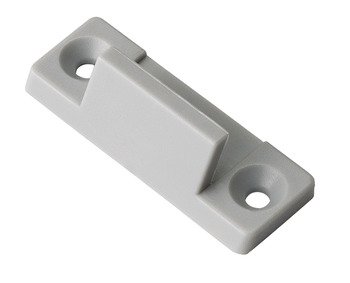 Catch Plate 42x15x3.2mm Zinc Alloy Grey