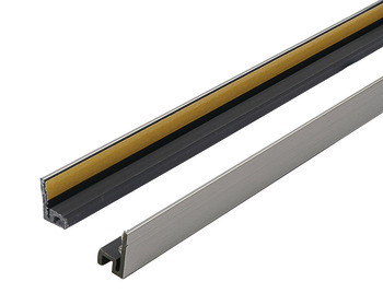 Panel Seal Profile-End Panel 3.0m Plastic Silver