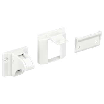 Door/Cabinet Magnetic Lock Plastic Wht