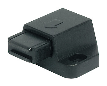 Magnetic Pressure Catch 1.8kg Sgl Plastic Black