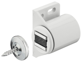 Magnetic Catch 3.0kg SF Steel/Plastic White