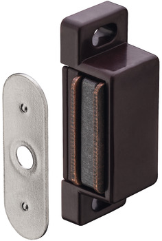 Magnetic Catch 2.0kg SF Steel/Plastic Brown