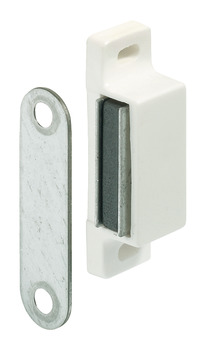 Magnetic Catch 3-4kg SF Steel/Plastic White