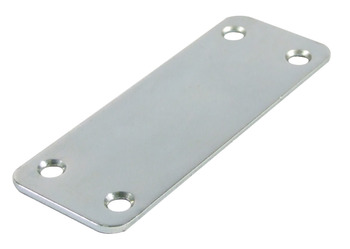 Connecting Plate 4Hole 98x36x2mm Steel Bright Zinc Plated