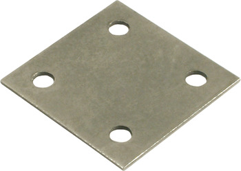Connecting Plate 4 Hole 50x50x1.5mm Steel