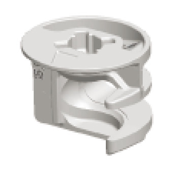 Minifix 16 Housing 15mm wo Rim Bright