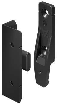 Dbl Partition Fastener Set AD Hos Mk.Black 262.50.365