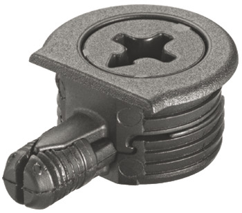 OneFix 1prt Connector D8/15mm Plastic Black