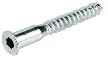 Confirmat Screw D10x38mm D5.0mm SW4 Steel Glv
