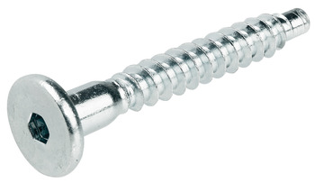 Confirmat Screw D15x50mm D5.0mm SW4 Steel Glv