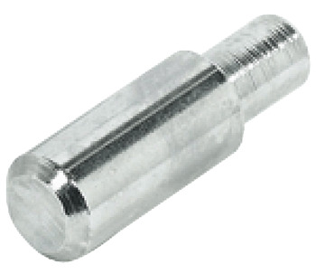 Shelf Support D5x15mm w Stop Plug Steel NP