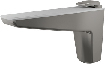 Moon Shelf Support 4-25mm Zinc Alloy/Plastic Mt.Nickel
