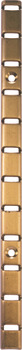 Bookcase Strip U Sec 1829mm Steel Bright Zinc Plated