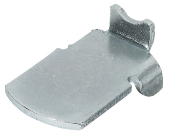 Shelf Support w Hole 16x28mm Steel Glv