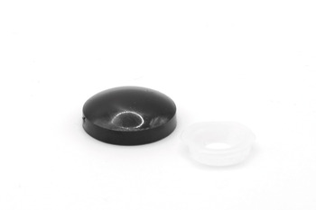 Cover Caps D15mm Hinged for Screws Black 290.00.001